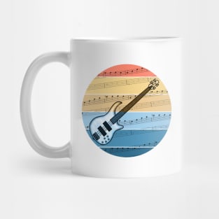 Bass Guitar Music Notation Bassist Musician Mug